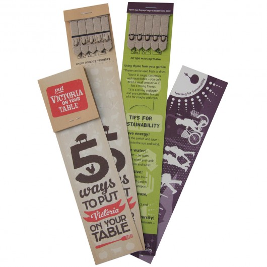 Promotional Seedstick Bookmarks